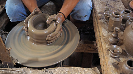Pottery making