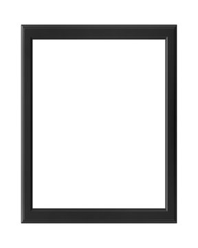 blank frame on a white background with clipping path