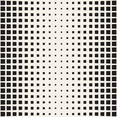 Fototapeta premium Stylish Minimalistic Halftone Grid. . Vector Seamless Black and White Pattern