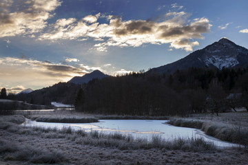 Winter am Aichwaldsee, Kaernten