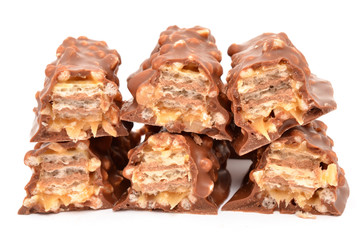 Chocolate with caramel