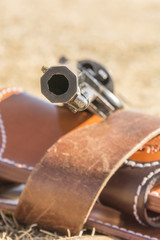 Arma de fuego en la colina