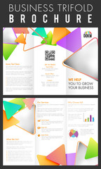 Business Three Fold Brochure layout.