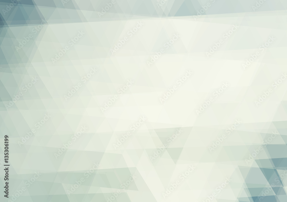 Poster Pale background textured by triangles. Vector pattern