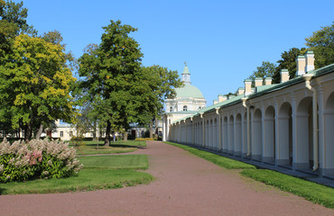 Obraz premium Ancient architecture of Europe in summer time