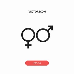 gender vector icon