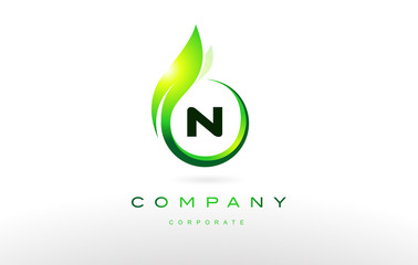 n alphabet letter logo vector icon design