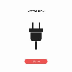 Obraz premium electricity plug vector icon