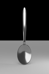 spoon on a clean bench