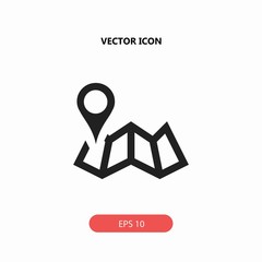 map pointer vector icon
