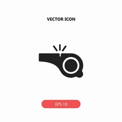 whistle vector icon