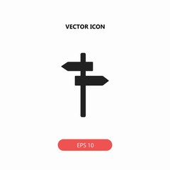 signpost vector icon