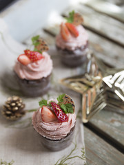 いちごのクリスマスケーキ