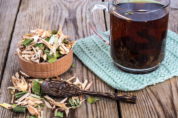 Pandan tea with lemongrass