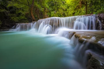 Poster Landscape of Huai Mae Kamin waterfall © arhendrix