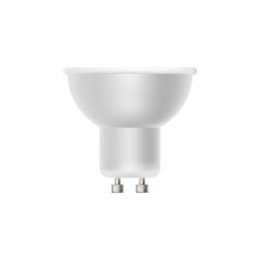 Led energy saving lamp bulb. Realistic icon - 135309957