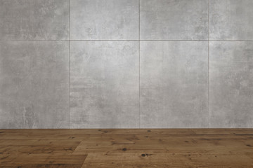 Architectural background of mottled grey tiles