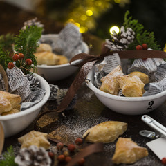 星型のチョコレートパイ