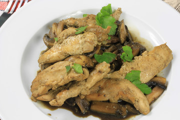 émincé de volaille