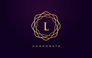 l Luxury Logo. Monogram Letter Design Vector
