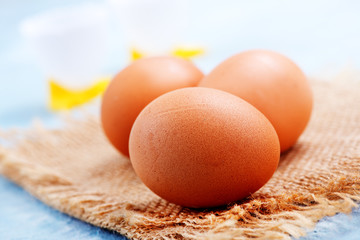 raw chicken eggs