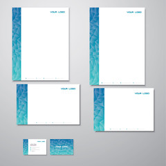 Stationary Turquoise Blue