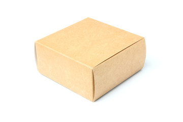 Fototapeta premium Small cardboard box.