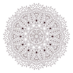Henna paisley mehndi tattoo doodle seamless vector pattern