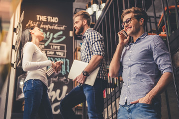 Young people in the library