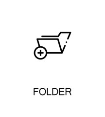 Folder flat icon
