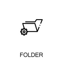 Folder flat icon