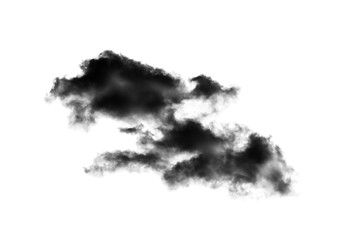 clouds on black