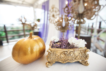 Wedding ceremony in the style of Cinderella.