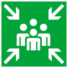 Versammlungspunkt Schild © Daniel Berkmann