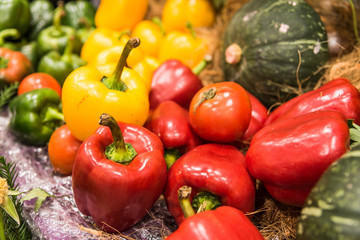 Group of various fresh vegetables for healthy.Select focus