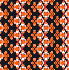 Goldfish pattern, wrapping paper, Animal seamless pattern design