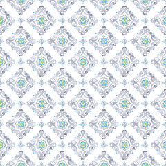 Watercolor grey lace pattern