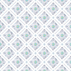 Watercolor grey lace pattern