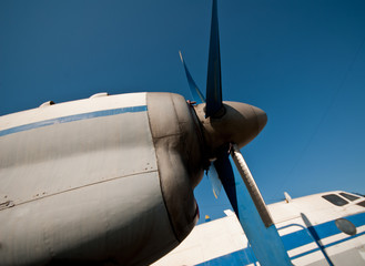 old propeller aircraft