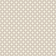 Outline seamless pattern with repeated geometric figures. Ornamental abstract background. Oriental motif.