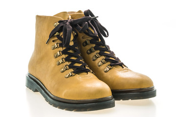 Leather boots