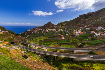 Naklejka premium Town Camara de Lobos - Madeira Portugal