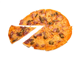 Pizza isolated