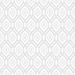 Seamless ornament. Modern geometric pattern with repeating elements. Light silver pattern