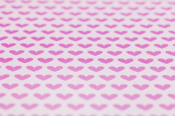 background of hearts on Valentine's Day
