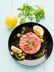 Beef tartar with spices
