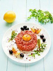 Beef tartar with spices