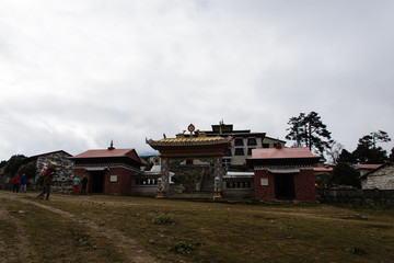 Fototapeta na wymiar Trekking in Nepal, Himalayas
