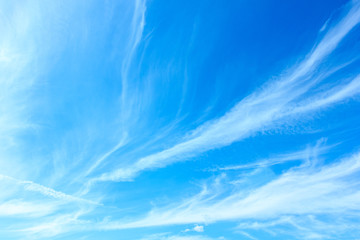 blue sky background with puffy with cloud