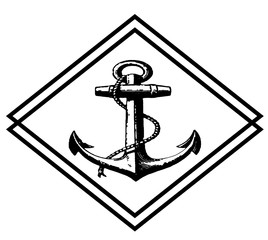штамп якорь